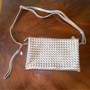 Woven Clutch Purse for Women Evening Bags Handbags Fashion Crossbody Wristlet